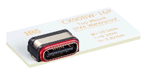 注目>ヒロセ電機　USB_Type-C ライトアングル（SMT1列）　CX90BW-16P
